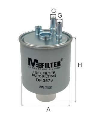 DF3578 MFILTER Топливный фильтр