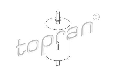207024 TOPRAN Топливный фильтр