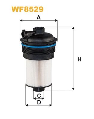 WF8529 WIX FILTERS Топливный фильтр