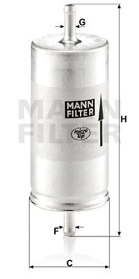 WK413 MANN-FILTER Топливный фильтр