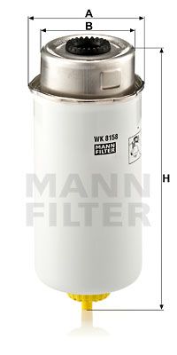 WK8158 MANN-FILTER Топливный фильтр