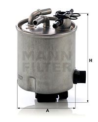WK9027 MANN-FILTER Топливный фильтр