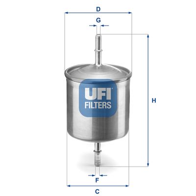 3184600 UFI Топливный фильтр