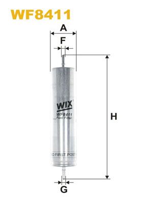 WF8411 WIX FILTERS Топливный фильтр