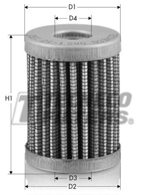 GAS1 TECNECO FILTERS Топливный фильтр