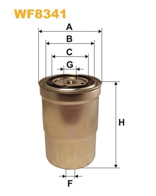 WF8341 WIX FILTERS Топливный фильтр