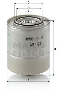 WK1123 MANN-FILTER Топливный фильтр