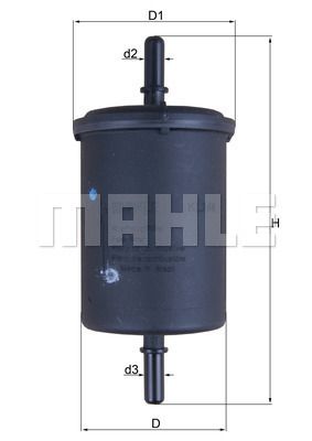 KL248 KNECHT Топливный фильтр