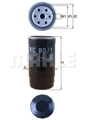 KC851 KNECHT Топливный фильтр