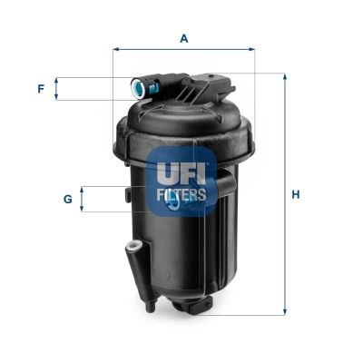 5516300 UFI Топливный фильтр