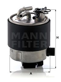 WK9026 MANN-FILTER Топливный фильтр
