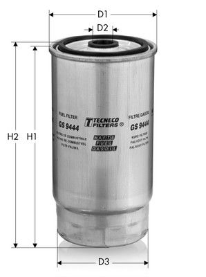 GS9444 TECNECO FILTERS Топливный фильтр