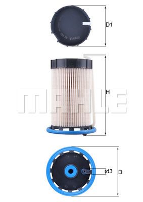 KX592 KNECHT Топливный фильтр