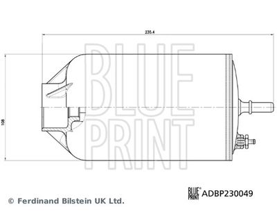 ADBP230049 BLUE PRINT Топливный фильтр