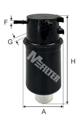 DF3589 MFILTER Топливный фильтр