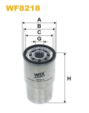 WF8218 WIX FILTERS Топливный фильтр