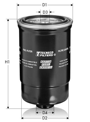 GS1199 TECNECO FILTERS Топливный фильтр