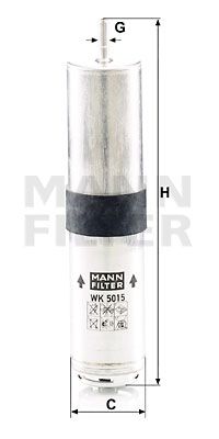 WK5015z MANN-FILTER Топливный фильтр