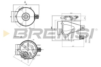 FE1313 BREMSI Топливный фильтр