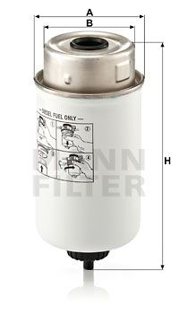WK8014 MANN-FILTER Топливный фильтр