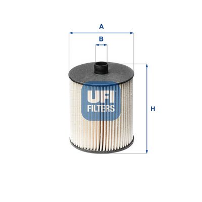 2612300 UFI Топливный фильтр