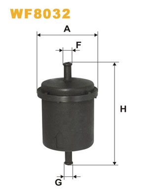 WF8032 WIX FILTERS Топливный фильтр