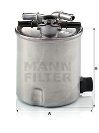 WK9008 MANN-FILTER Топливный фильтр