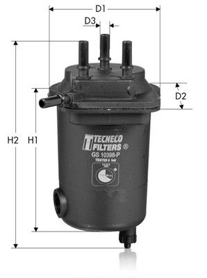 GS10398P TECNECO FILTERS Топливный фильтр