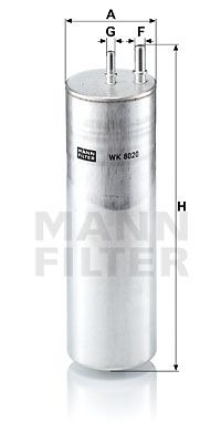 WK8020 MANN-FILTER Топливный фильтр
