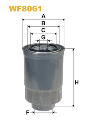 WF8061 WIX FILTERS Топливный фильтр