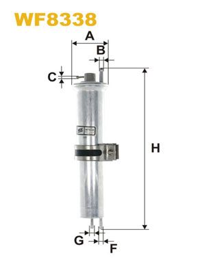 WF8338 WIX FILTERS Топливный фильтр