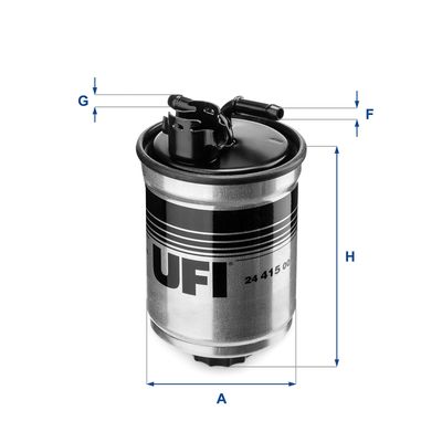 2441500 UFI Топливный фильтр