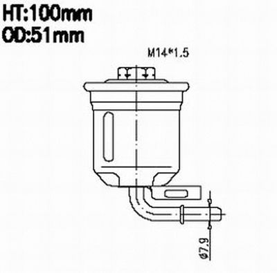 FS3201 JS ASAKASHI Топливный фильтр