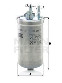 WK85313 MANN-FILTER Топливный фильтр