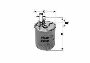 DN1921 CLEAN FILTERS Топливный фильтр