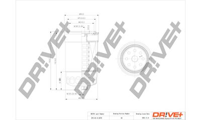 DP1110130279 Dr!ve+ Топливный фильтр