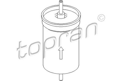301661 TOPRAN Топливный фильтр