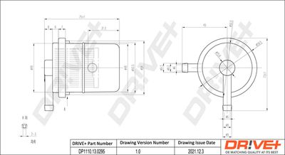 DP1110130295 Dr!ve+ Топливный фильтр