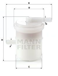 WK4281 MANN-FILTER Топливный фильтр