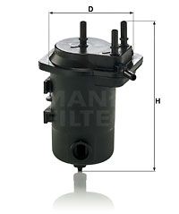 WK9028z MANN-FILTER Топливный фильтр