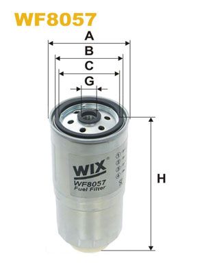WF8057 WIX FILTERS Топливный фильтр