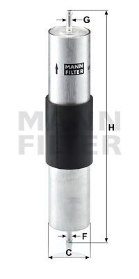 WK5161 MANN-FILTER Топливный фильтр
