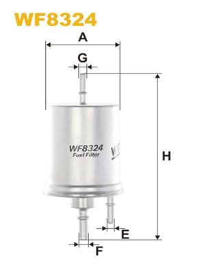 WF8324 WIX FILTERS Топливный фильтр