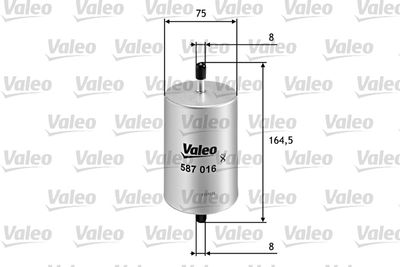 587016 VALEO Топливный фильтр