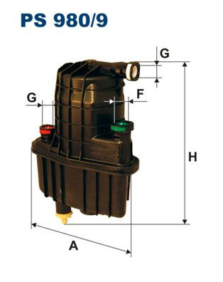 PS9809 FILTRON Топливный фильтр