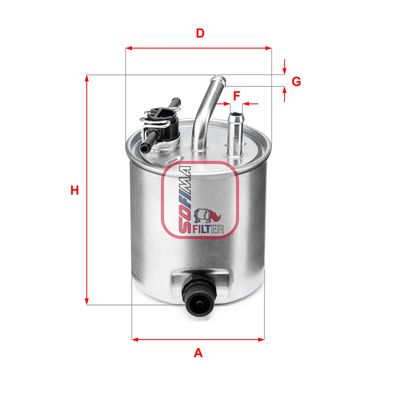 S5582GC SOFIMA Топливный фильтр