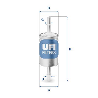 3174003 UFI Топливный фильтр