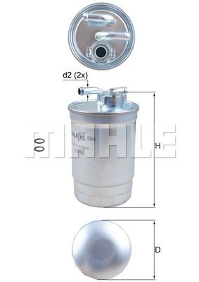 WG1215055 WILMINK GROUP Топливный фильтр