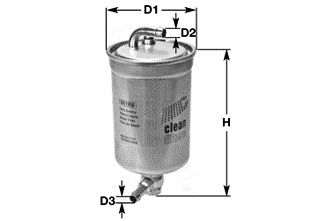 DN1950 CLEAN FILTERS Топливный фильтр