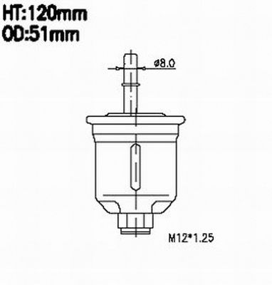 FS3211 JS ASAKASHI Топливный фильтр